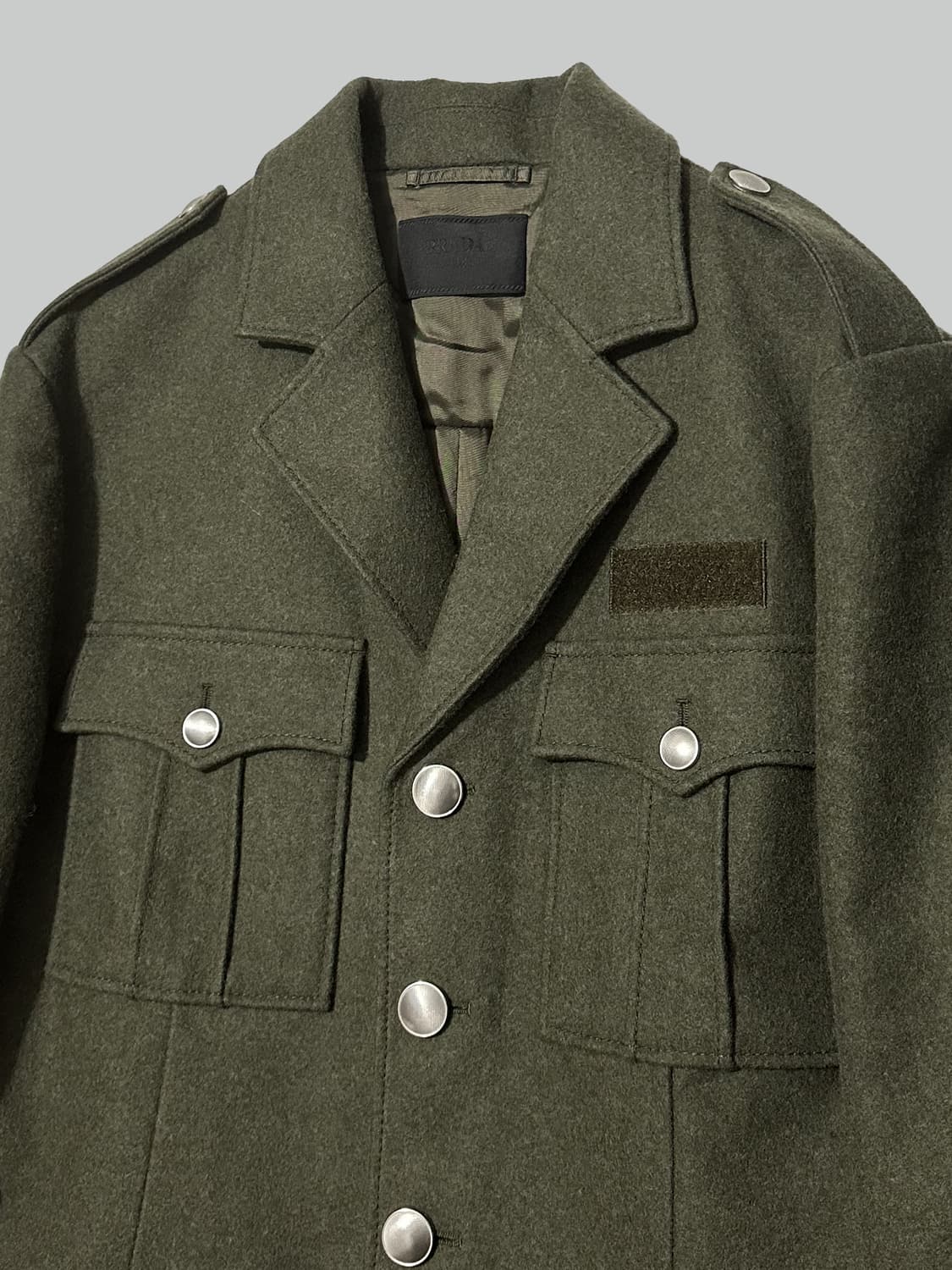 프라다 19aw 밀리터리 울 자켓 상품이미지3