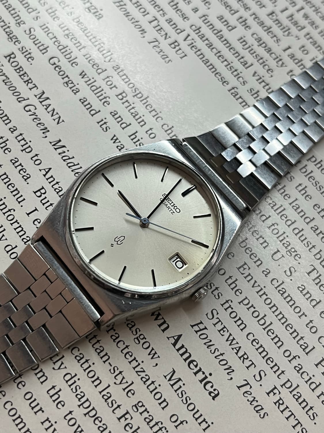 빈티지 세이코 엠블럼 쿼츠 드레스 워치 상품이미지2