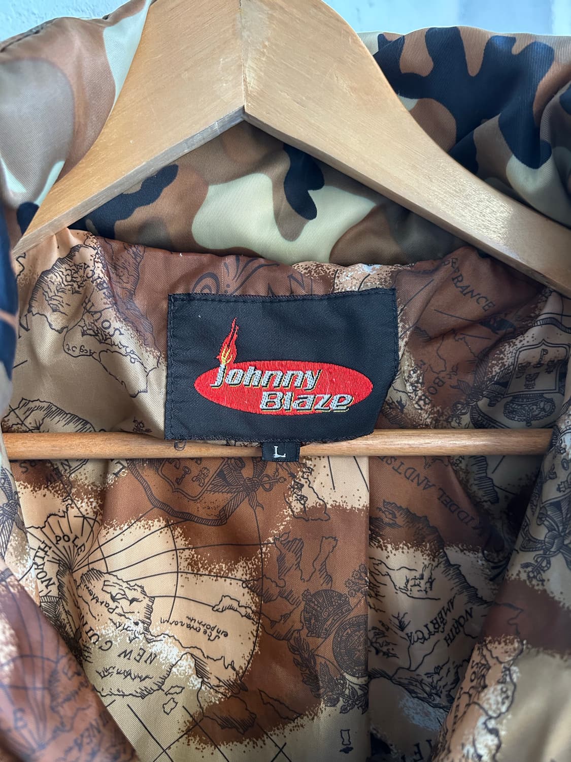 90‘s 조니 블레이즈 카모덕다운패딩 상품이미지5