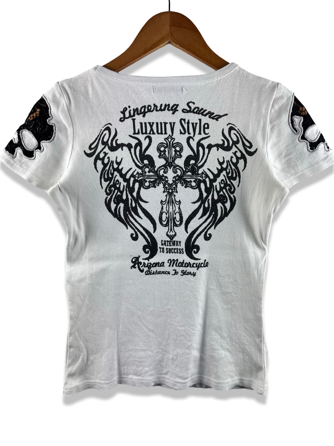 JPN 펑크 트라이벌 크로스 스컬 딱붙티2823 상품이미지1