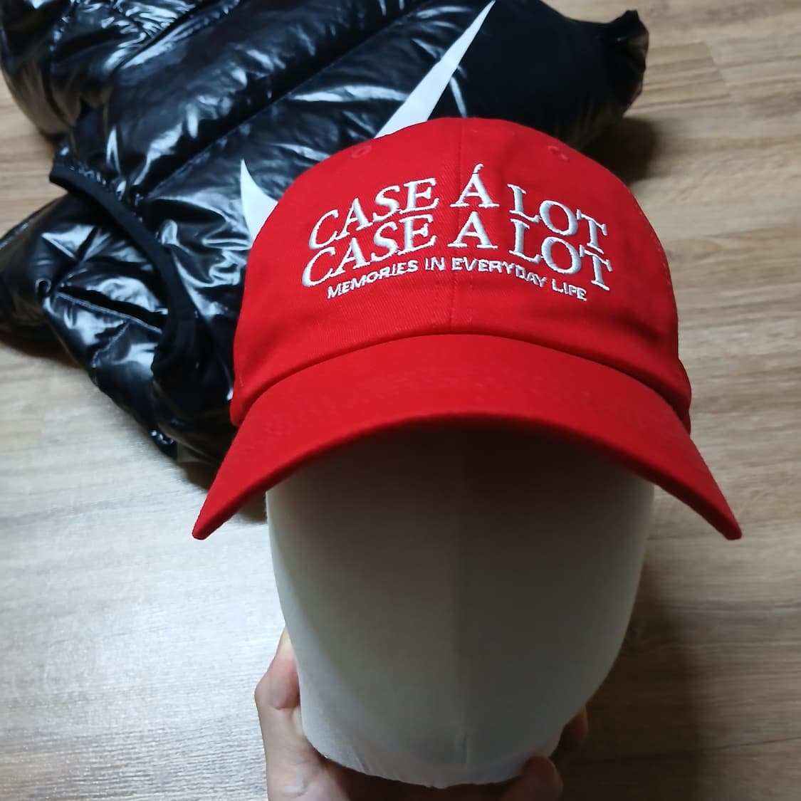 CASE A LOT 케이스어랏 모자 볼캡 레드 상품이미지3