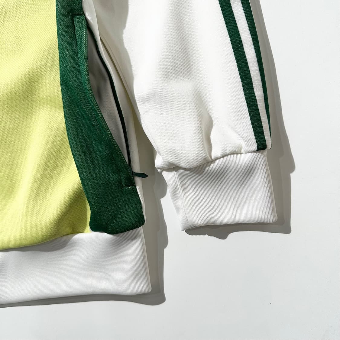 아디다스 트랩탑 져지 자켓 흰초 레몬 상품이미지5