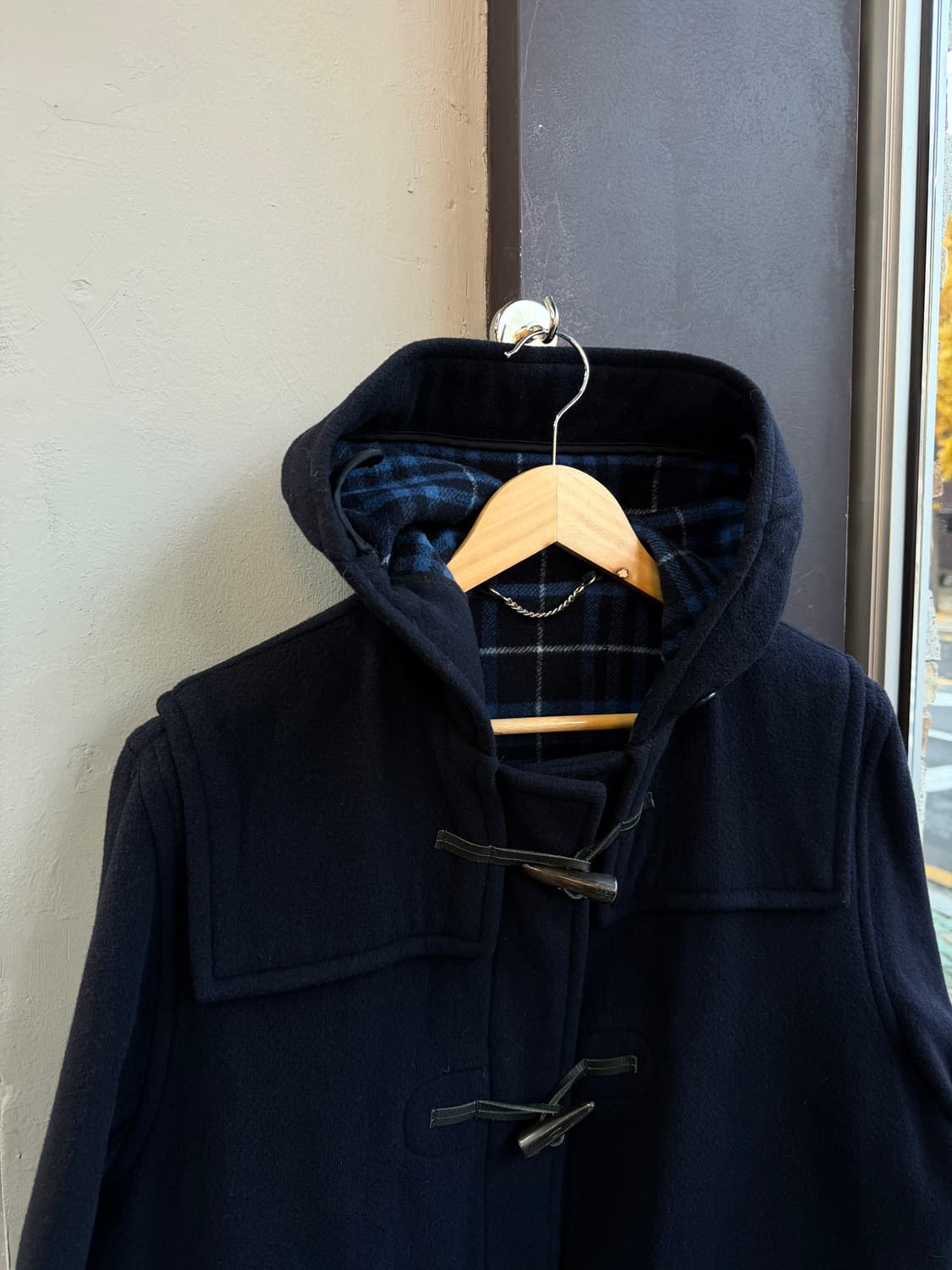 55/ 버버리 떡볶이 후디 울 코트 자켓 상품이미지3