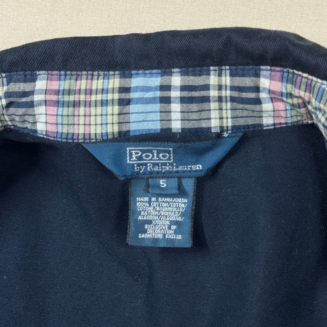 폴로 랄프로렌 베이포트 스윙탑 코튼 자켓 아동용 5T 상품이미지7