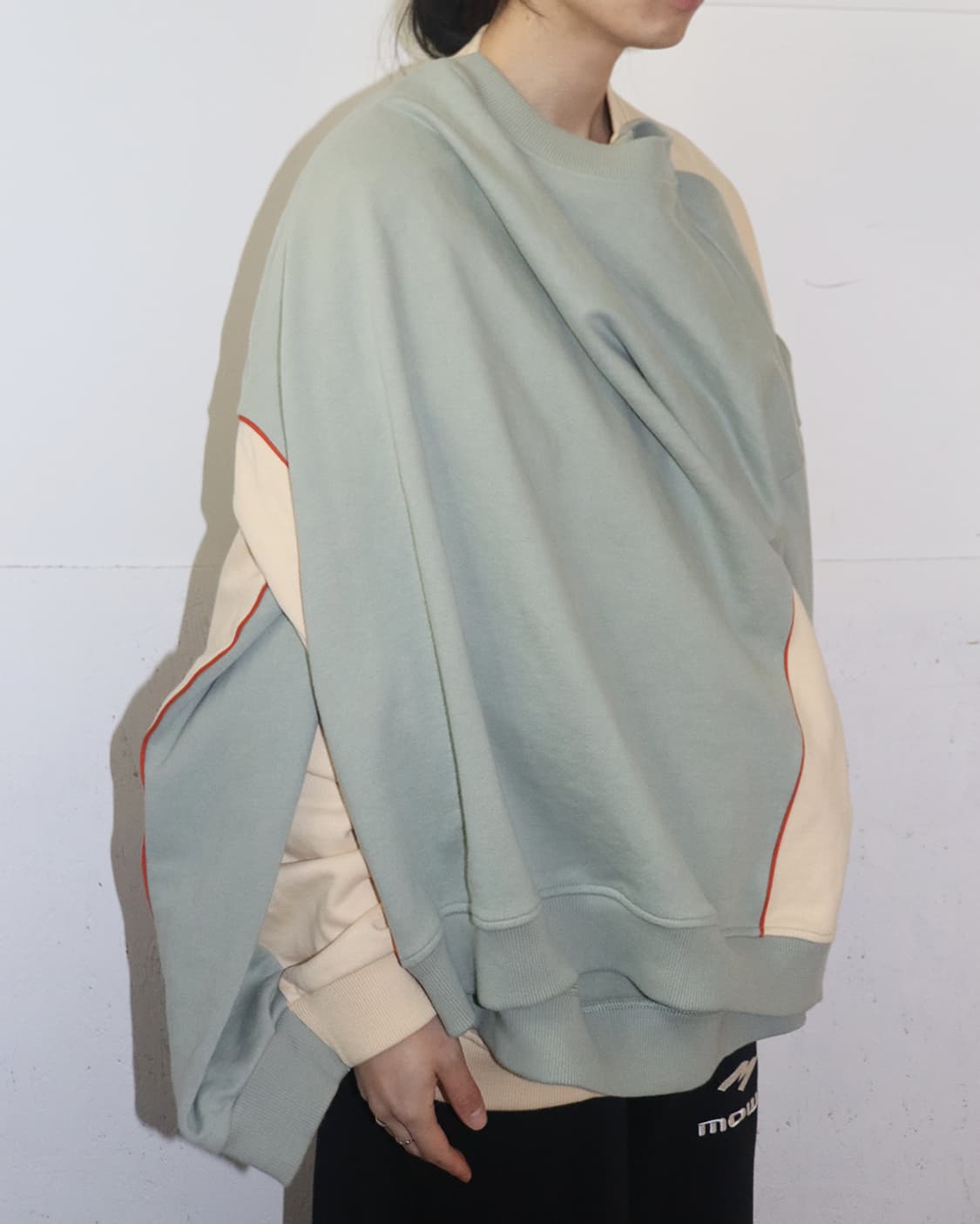 와이프로젝트 18AW 더블 레이어 스웻셔츠 옐로우 & 그린 상품이미지4