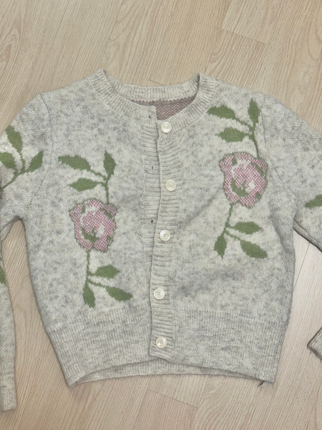 꽃패턴 가디건 (모리걸 / 하구미 / 로맨틱빈티지) 상품이미지4