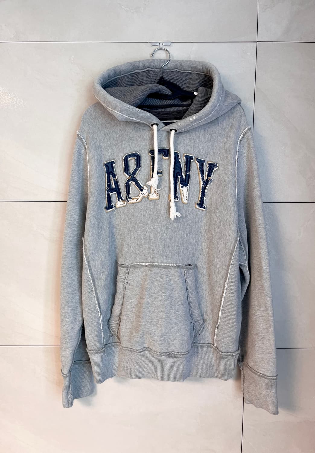 아베크롬비 회색 후드티 A&F [S size] 상품이미지4