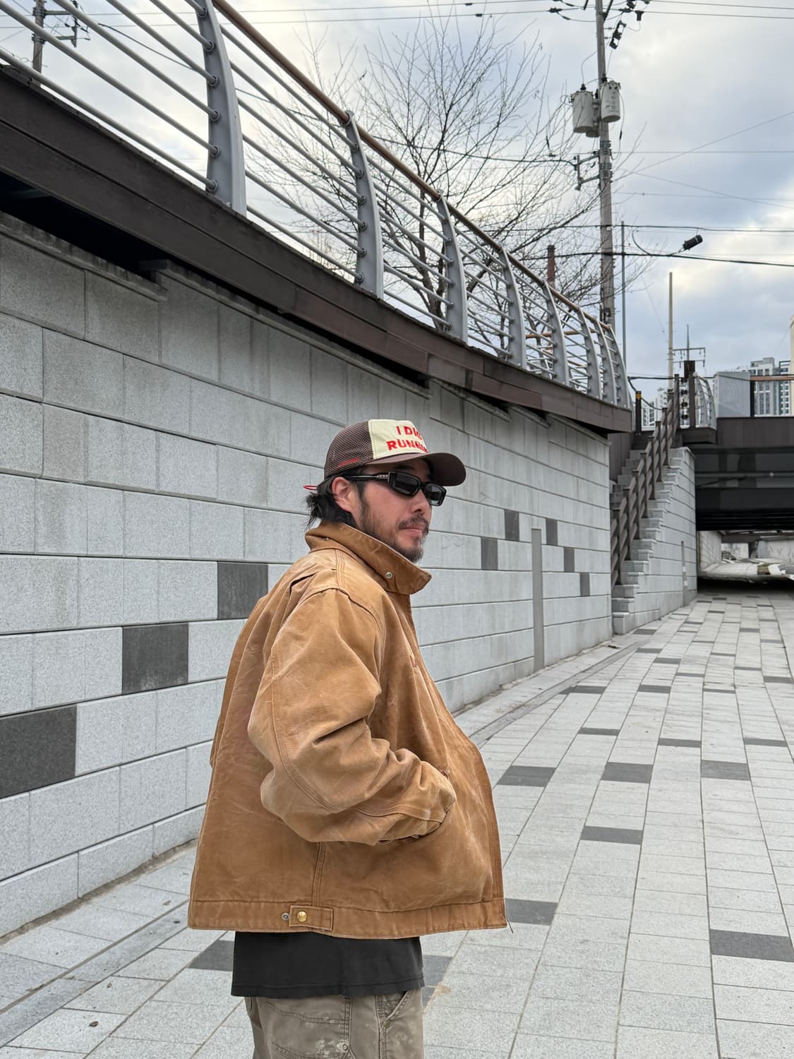 Vintage Carhartt Detroit Jacket Brown 상품이미지9