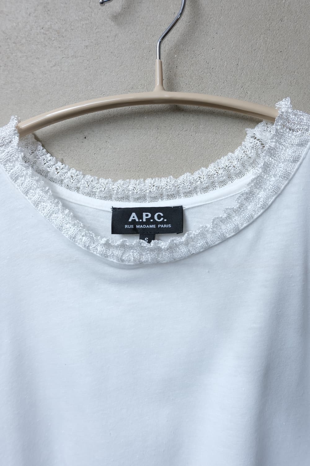 A.P.C 레이스 반팔 티셔츠 S 상품이미지2