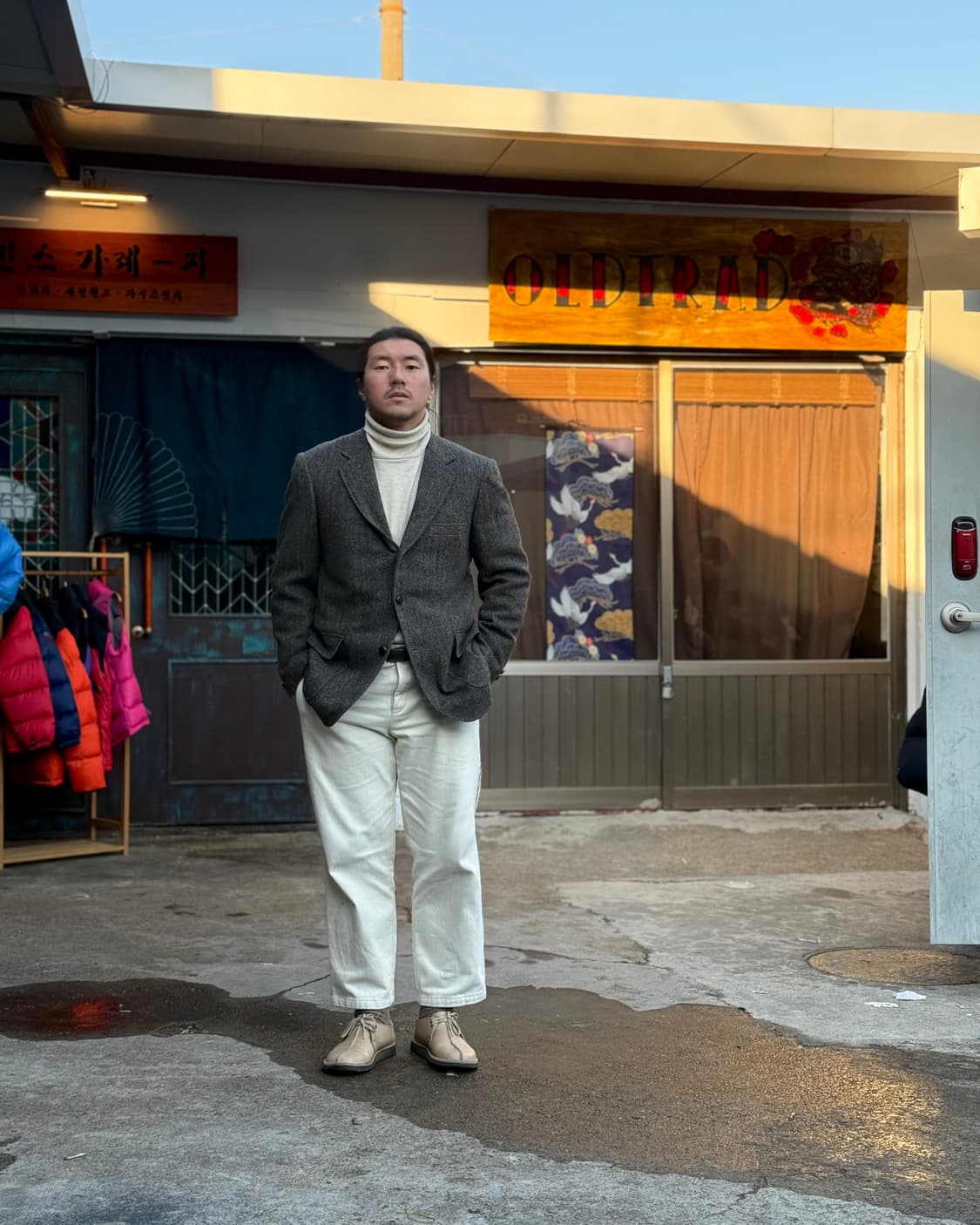 00's Cable Car Clothiers 헤링본트위드 자켓 100 상품이미지7