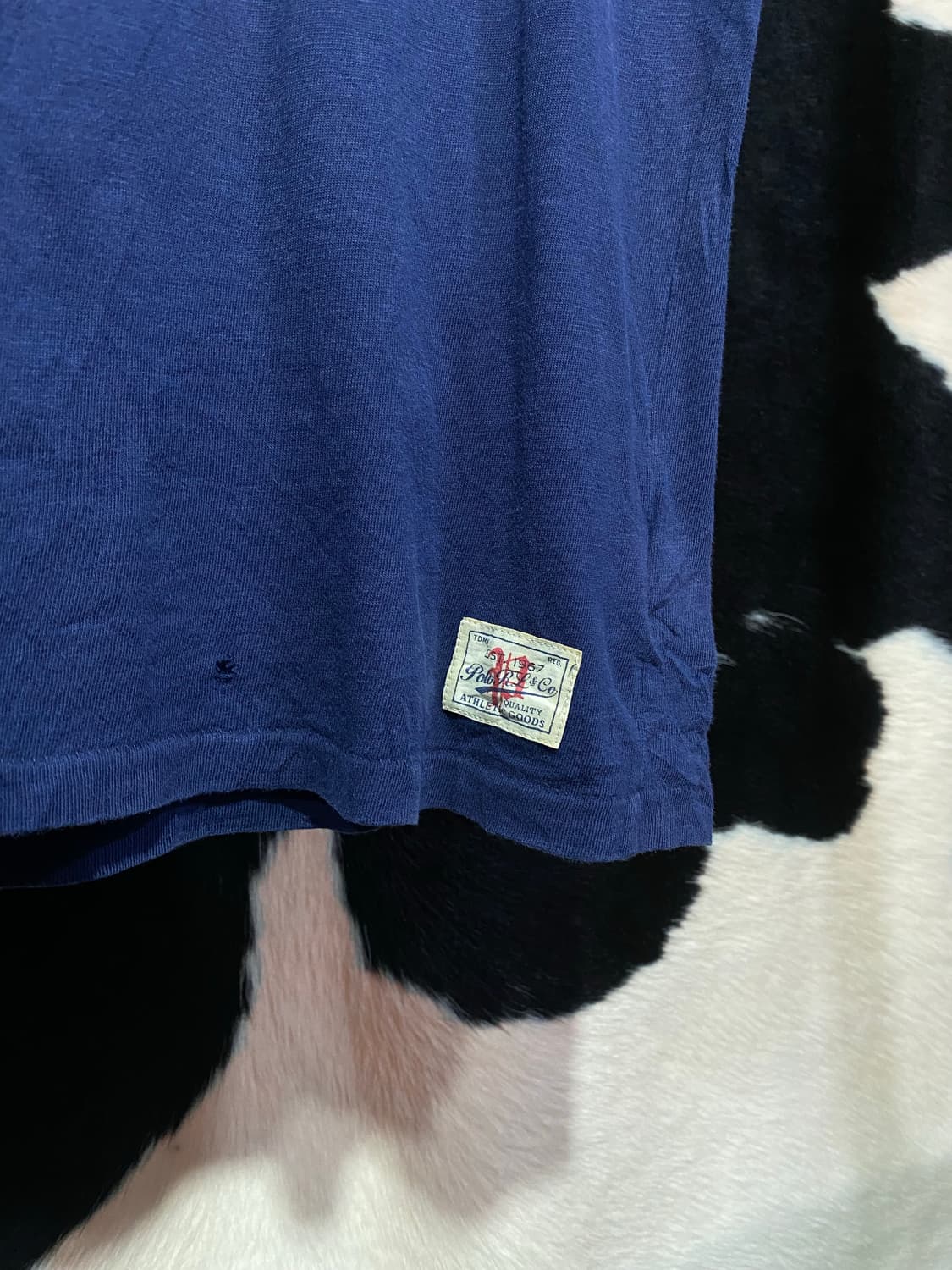 Polo Ralph Lauren 레터링 자수 반팔 티셔츠 상품이미지5