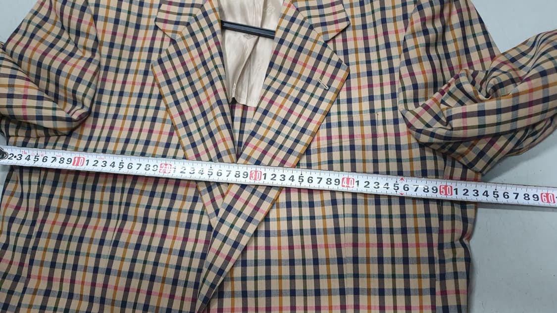 닥스 체크  봄 여름 자켓 울100% 100사이즈 상품이미지5