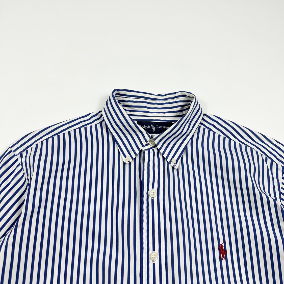 폴로 랄프로렌 포니 클래식핏 스트라이프 셔츠 (실측 L) 상품이미지1