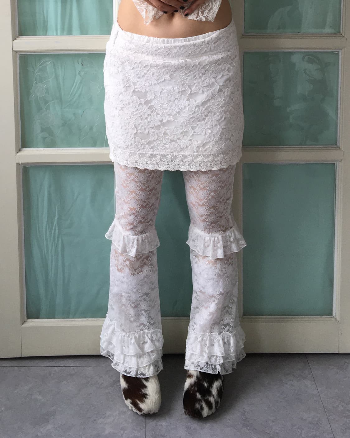 Lace mini skirt 상품이미지5