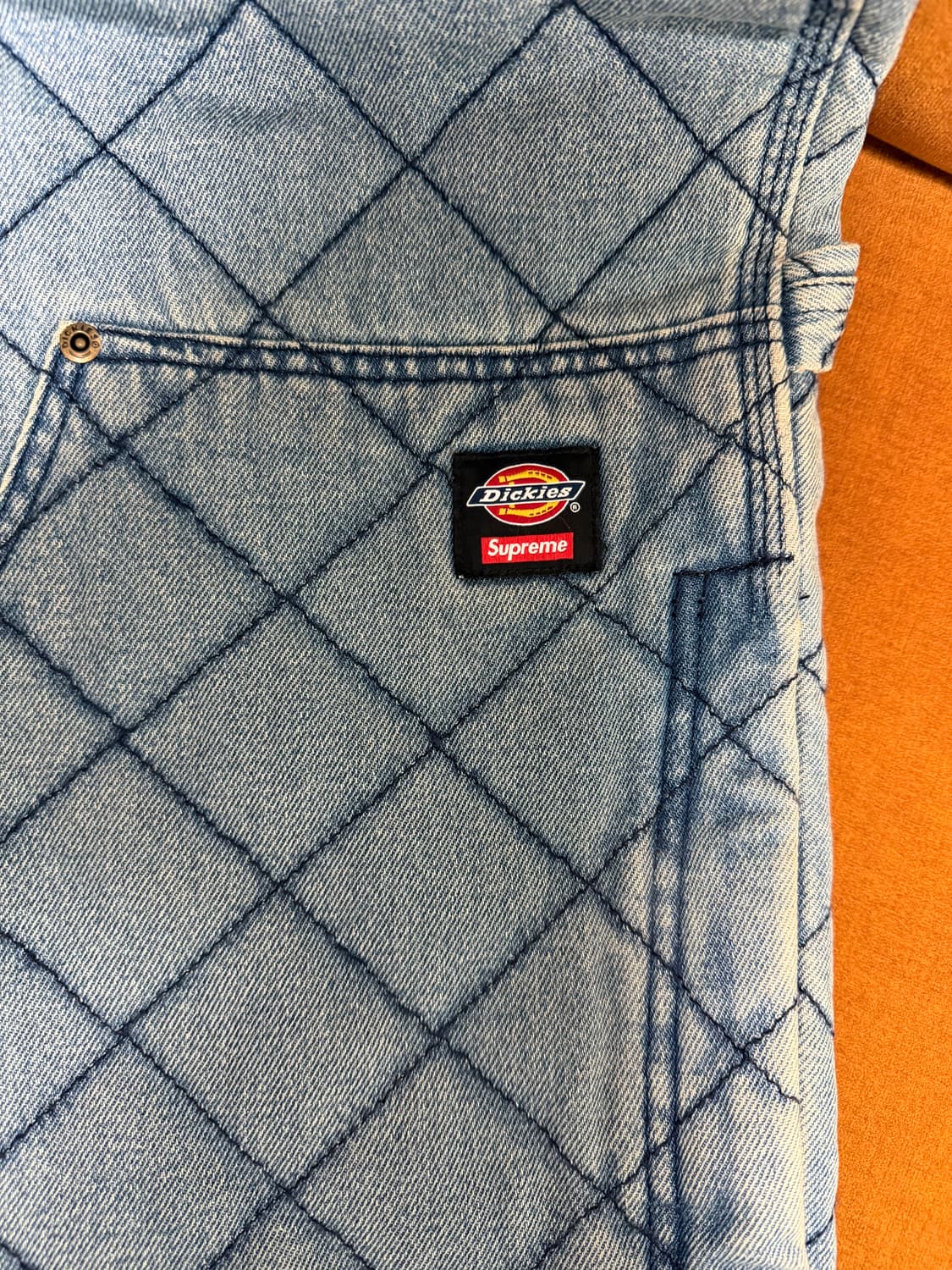 슈프림 디키즈 퀄티드 더블 니 페인터 팬츠 상품이미지6