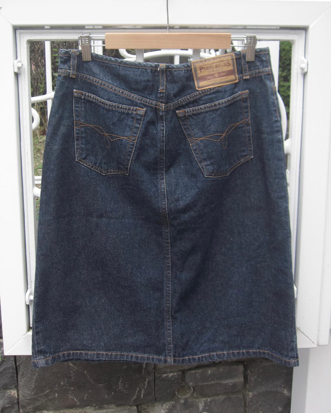 vintage denim midi skirt 상품이미지5