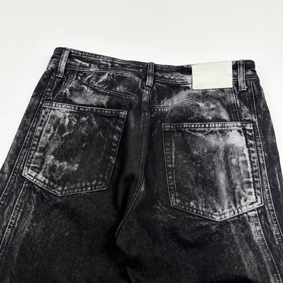 VTG 빈티지 흑청 워크 페인팅 데님 팬츠 (30인치) 상품이미지6
