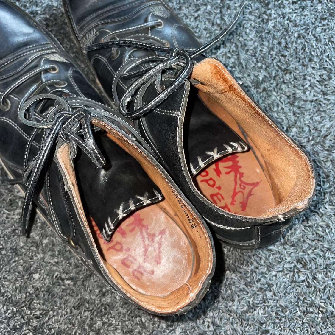 whoop-de-doo 레이스업 스티치 부츠 상품이미지6