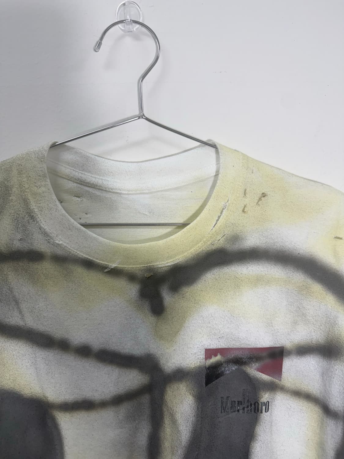 치토 그래피티 프린팅 커스텀 다스트레스드 데미지 반팔  상품이미지6