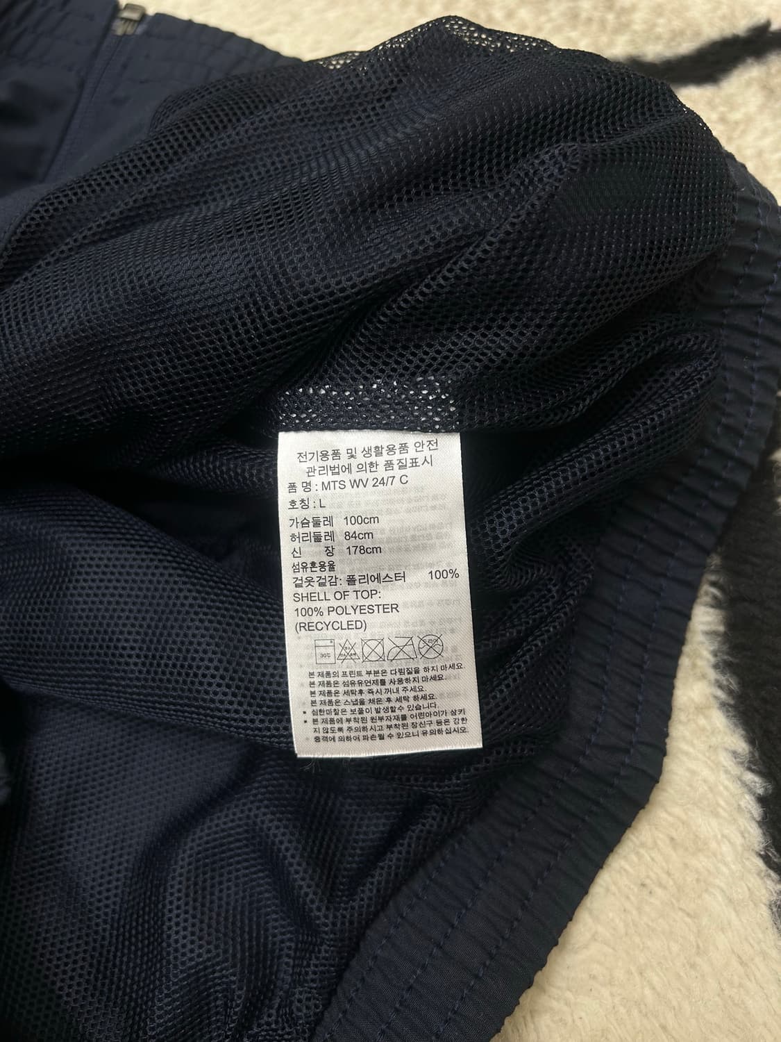 [L]아디다스 우븐 바람막이/짙은네이비 상품이미지6