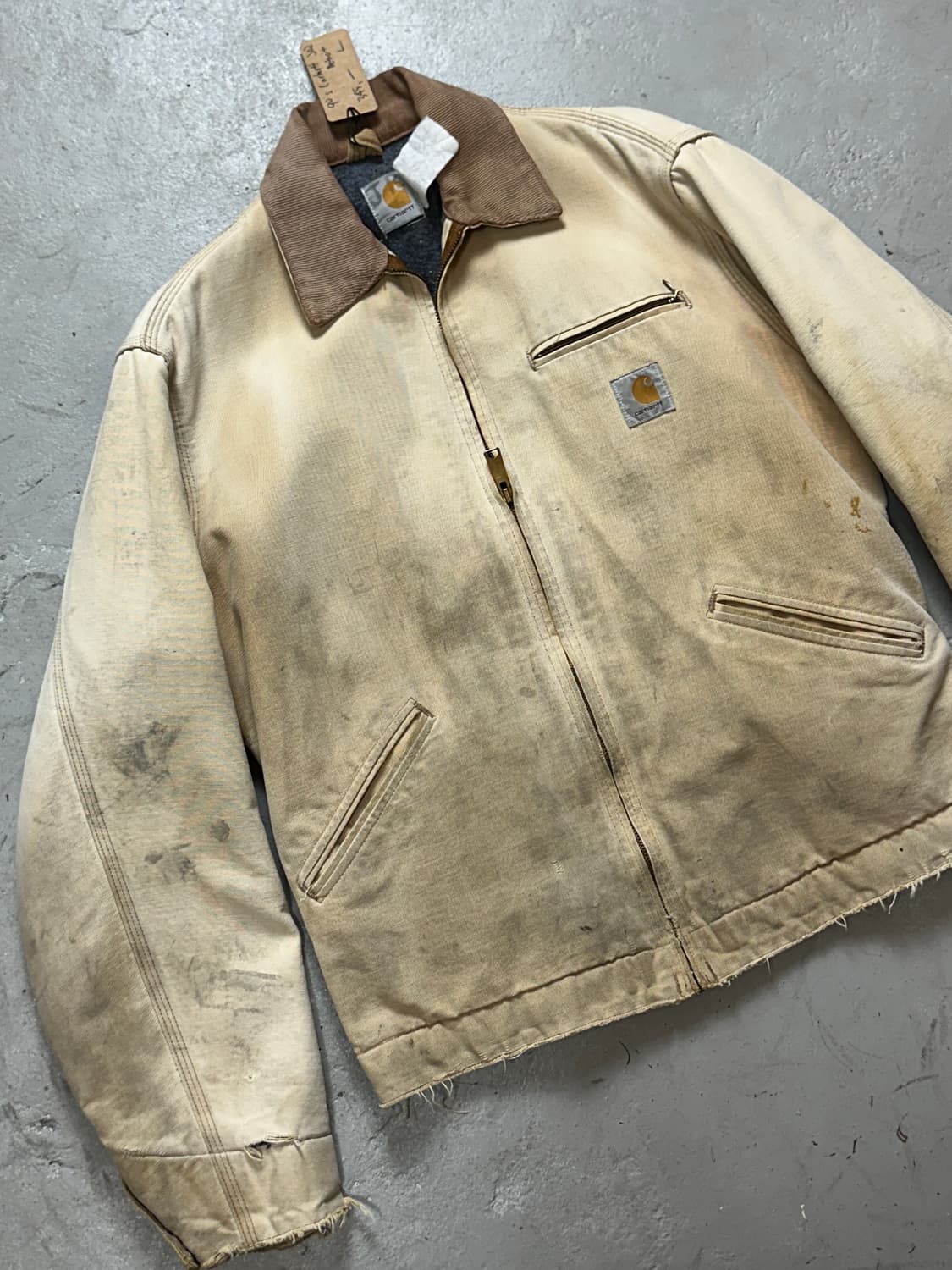 90's OG USA Made 칼하트 J01 디트로이트 자켓 상품이미지5