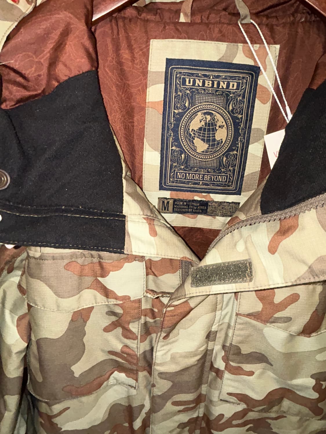 UNBIND 카모 후드 필드 자켓 상품이미지2