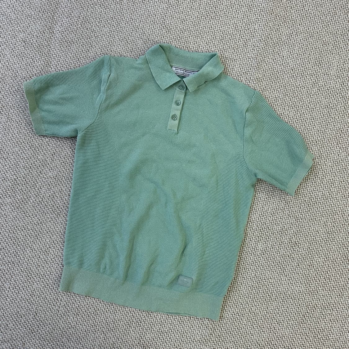 95 장미쉘바스키아 카라 니트 셔츠 0406D 상품이미지1