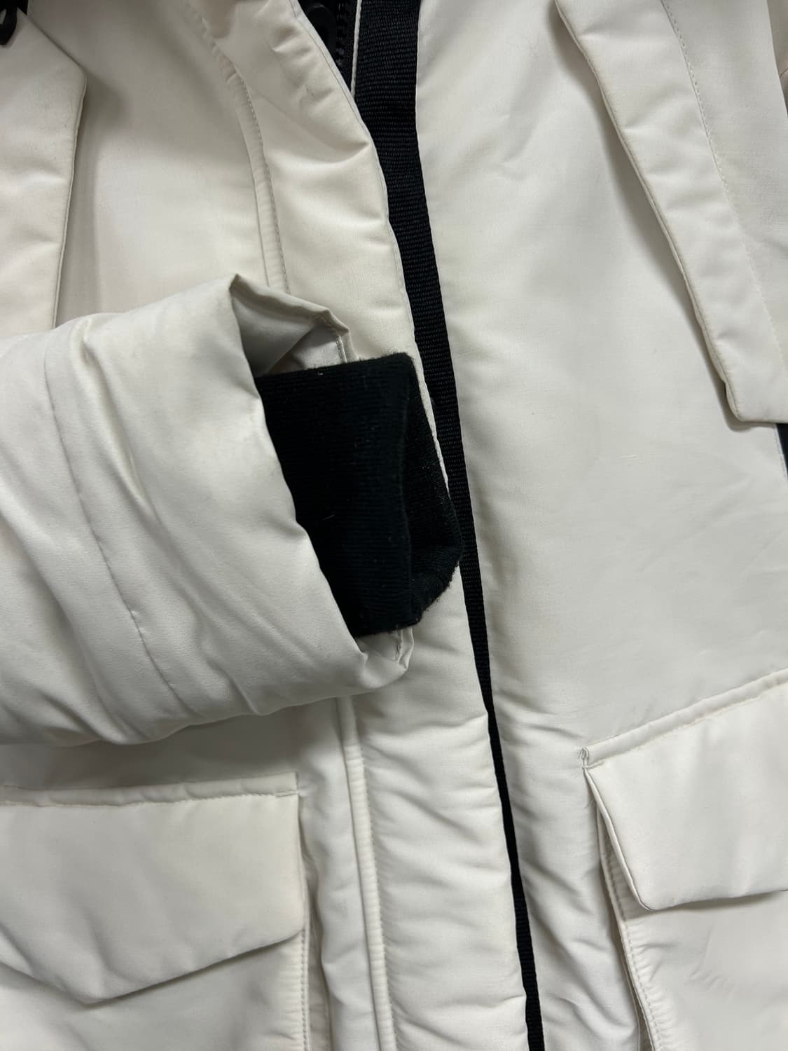 에고이스트 여성 덕다운 패딩 아이보리 55 상품이미지5