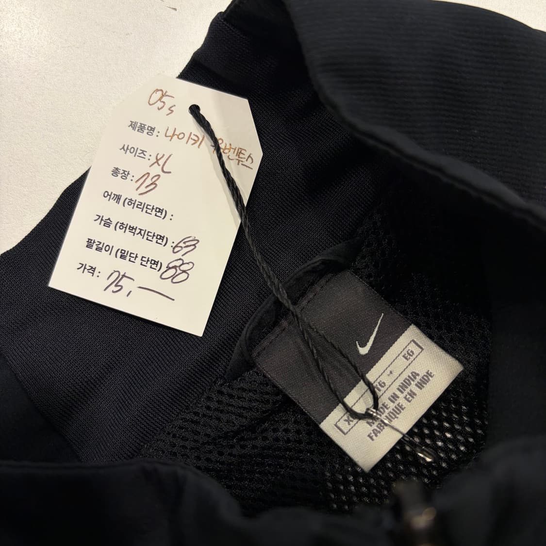 [XL] 05s 나이키 유벤투스 검정 트랙 집업 자켓 D493 상품이미지5