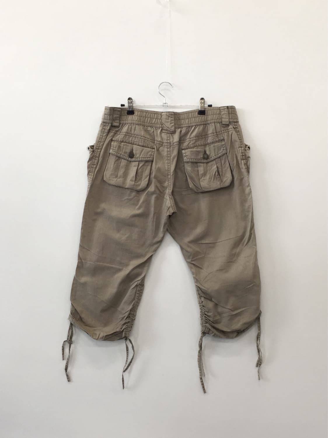 JPN Y2 Beige Cargo Cropped Pants 상품이미지6