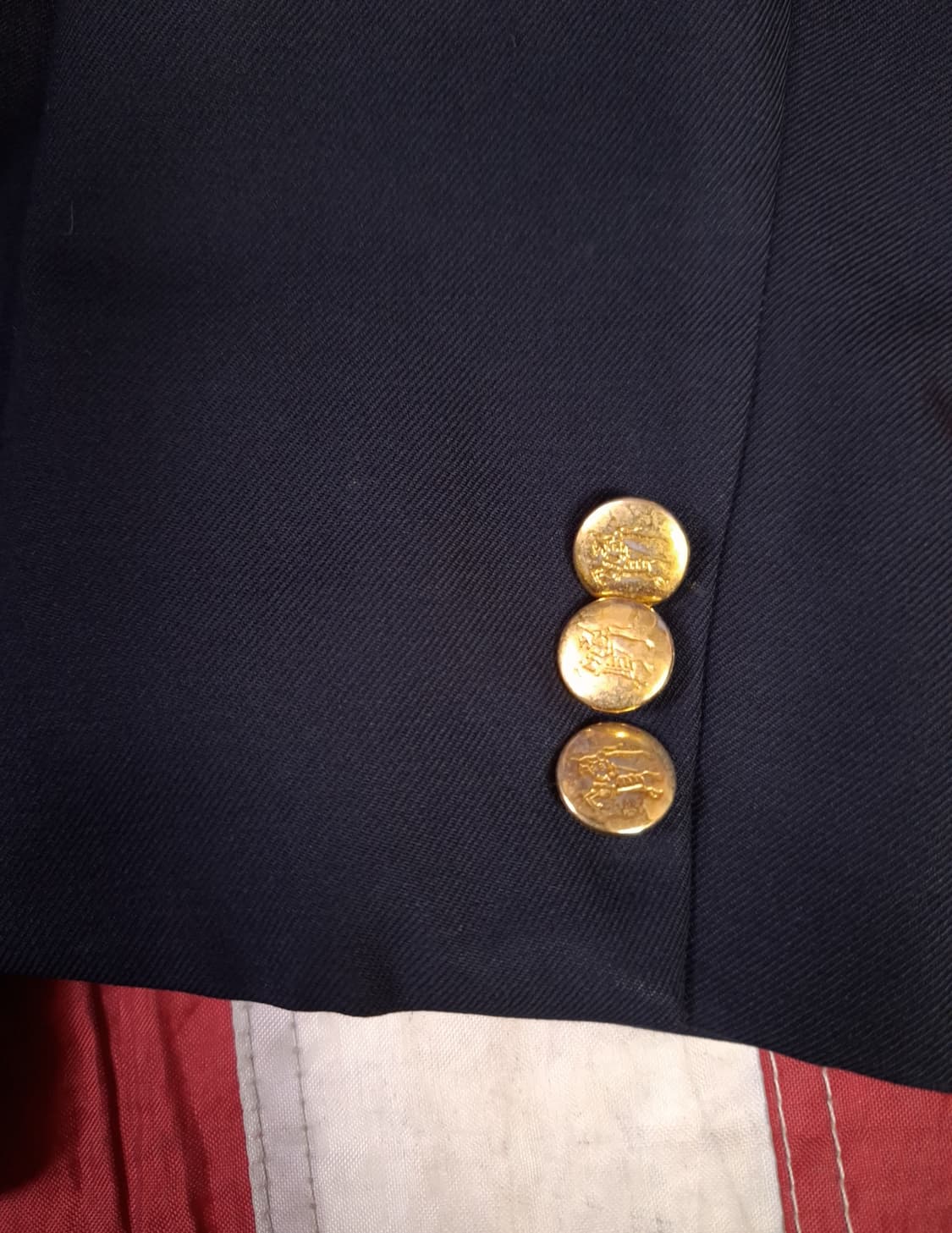 새제품 오리지날 우먼용 버버리 아카이브 와펜 금장블레이져 상품이미지8