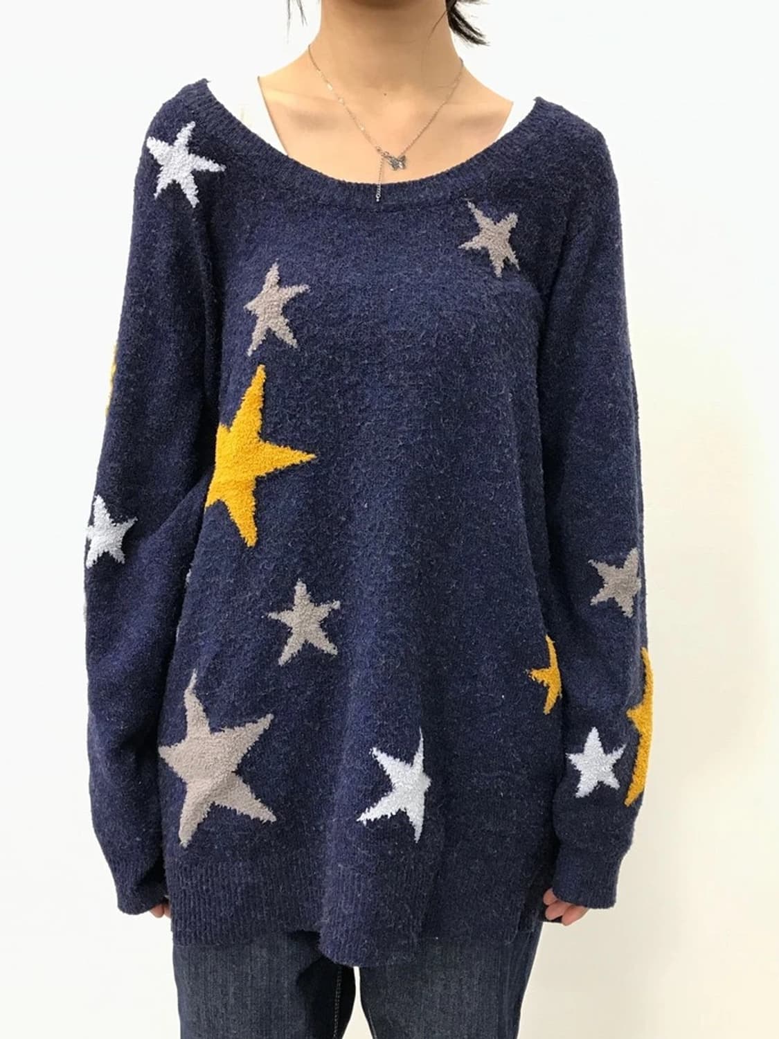 n'Or Star Pattern Knit Sweater 상품이미지2