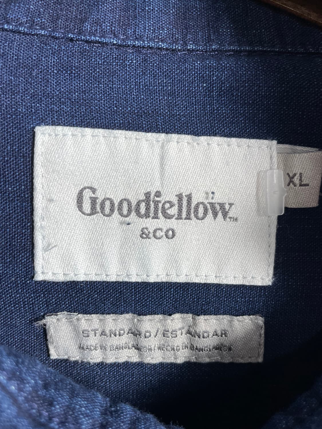Goodfellow & Co 굿펠로우 네이비 셔츠 상품이미지2
