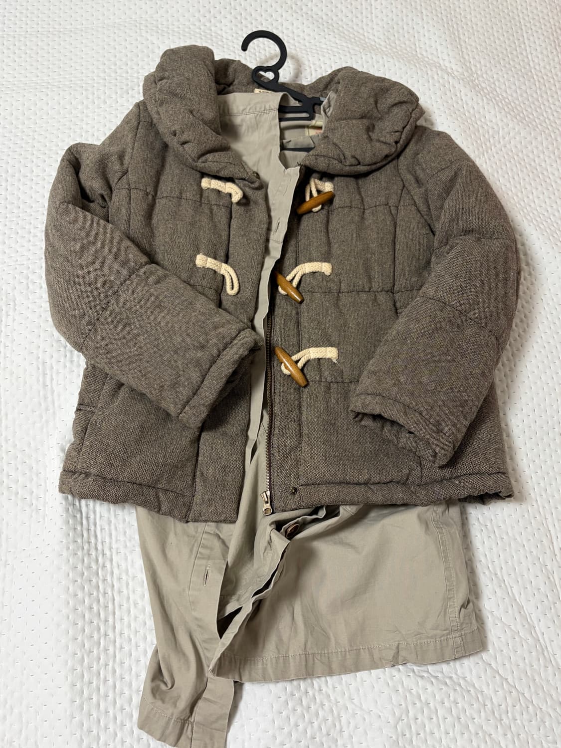 빈티지 모리 패딩 스커트 코디 세트 상품이미지2