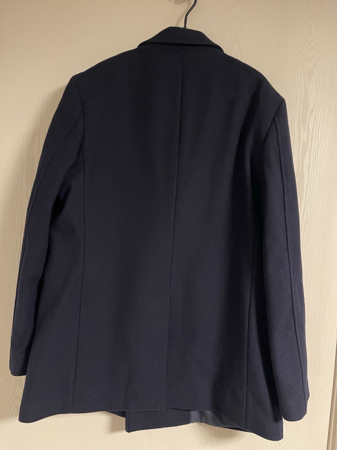 자라 더블 브레스트 울 블랜드 코트 블레이저 네이비 L 상품이미지4