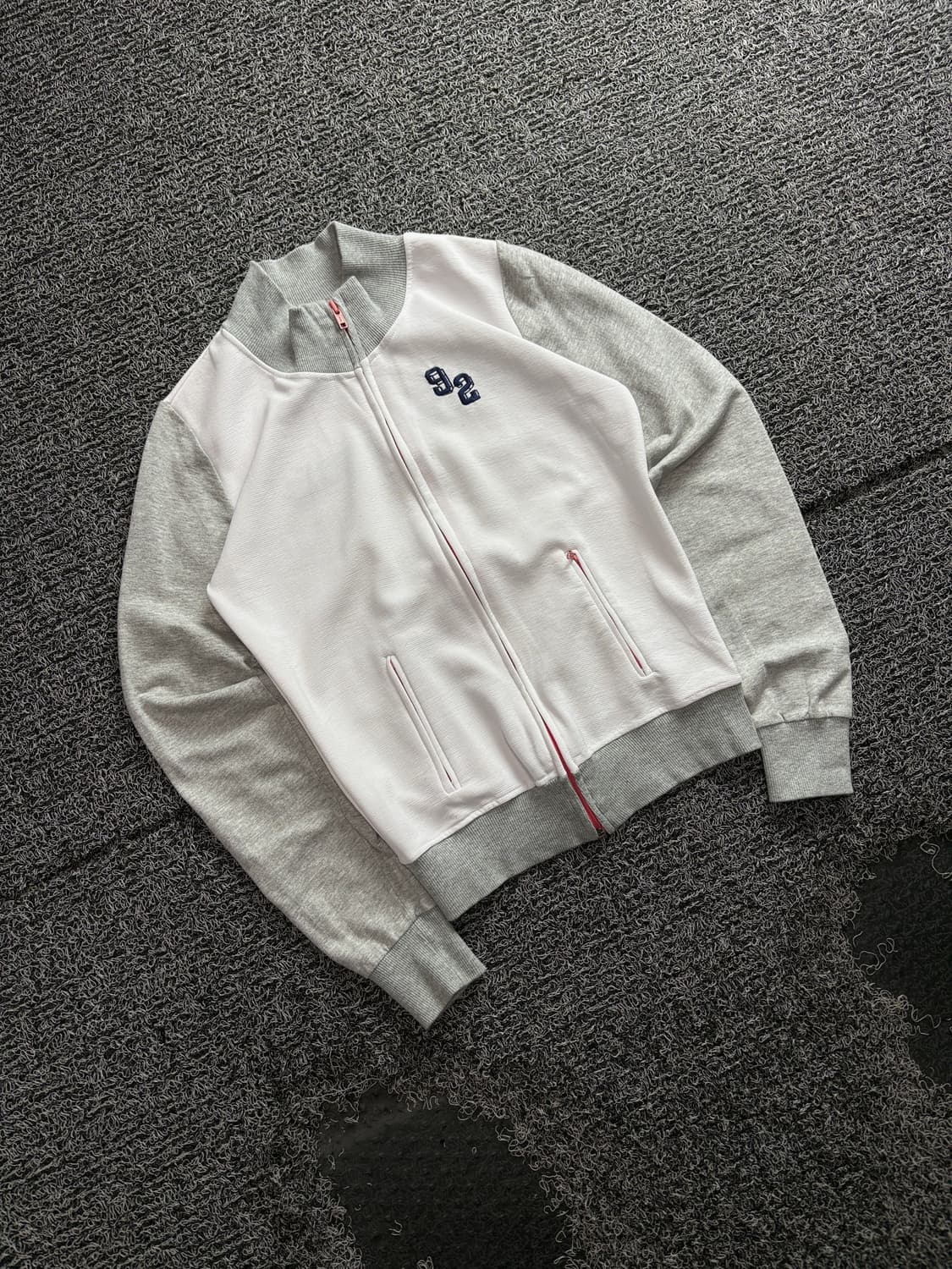 아베크롬비 Y2K 빈티지 배색 니트 집업 4213 상품이미지1