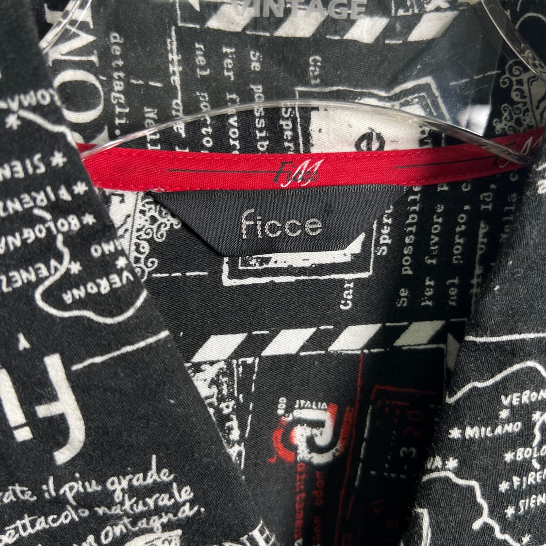 ficce 피체 빈티지 그래픽 프린팅 셔츠 L 상품이미지3