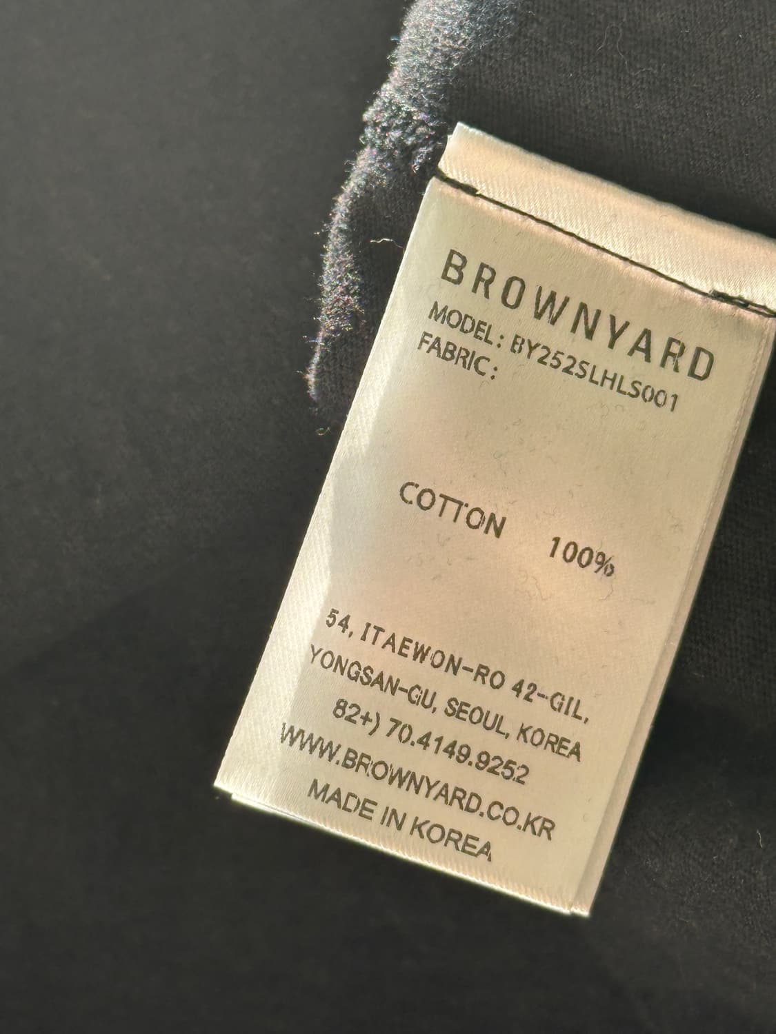 브라운야드 롱슬리브 상품이미지2