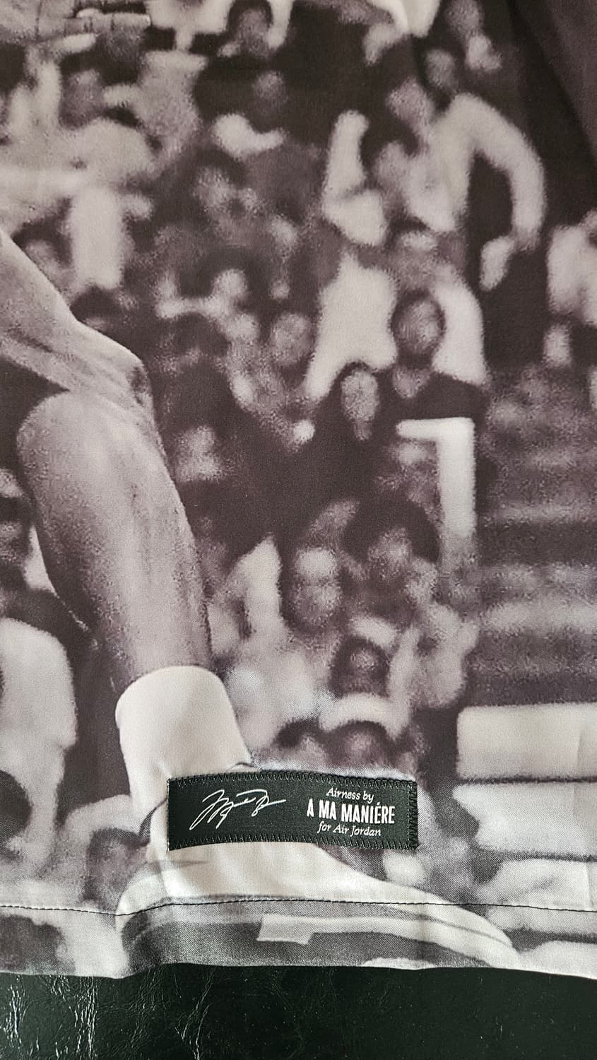 아 마 마니에르 x 조던 사틴 버튼업 셔츠 상품이미지5