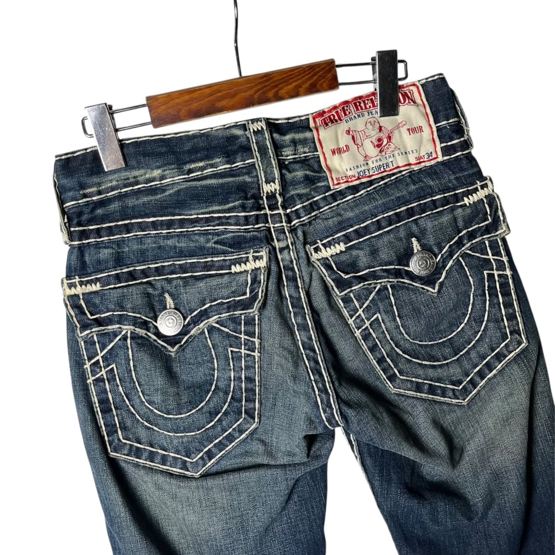[True Religion] 트루릴리전 조이수퍼T 부츠컷 데님팬츠 상품이미지4