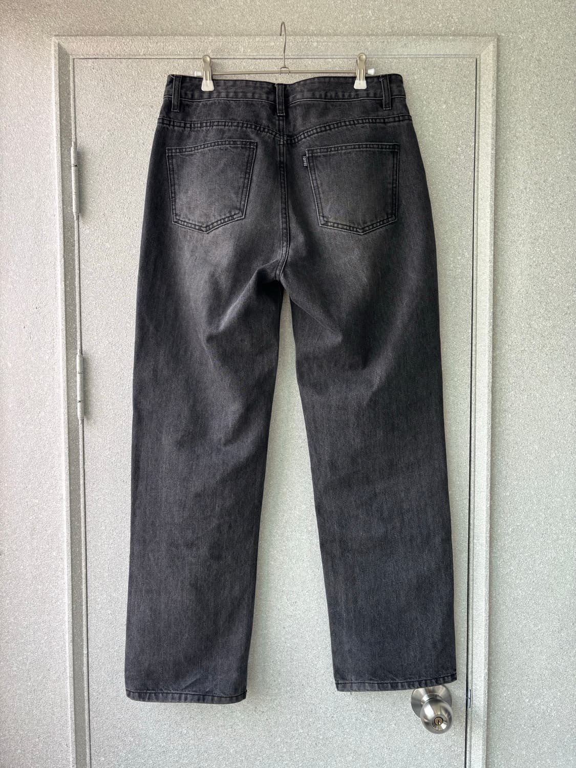 토피 toffee 청바지 흑청바지 데님 팬츠 블랙 데님 팬츠 상품이미지2