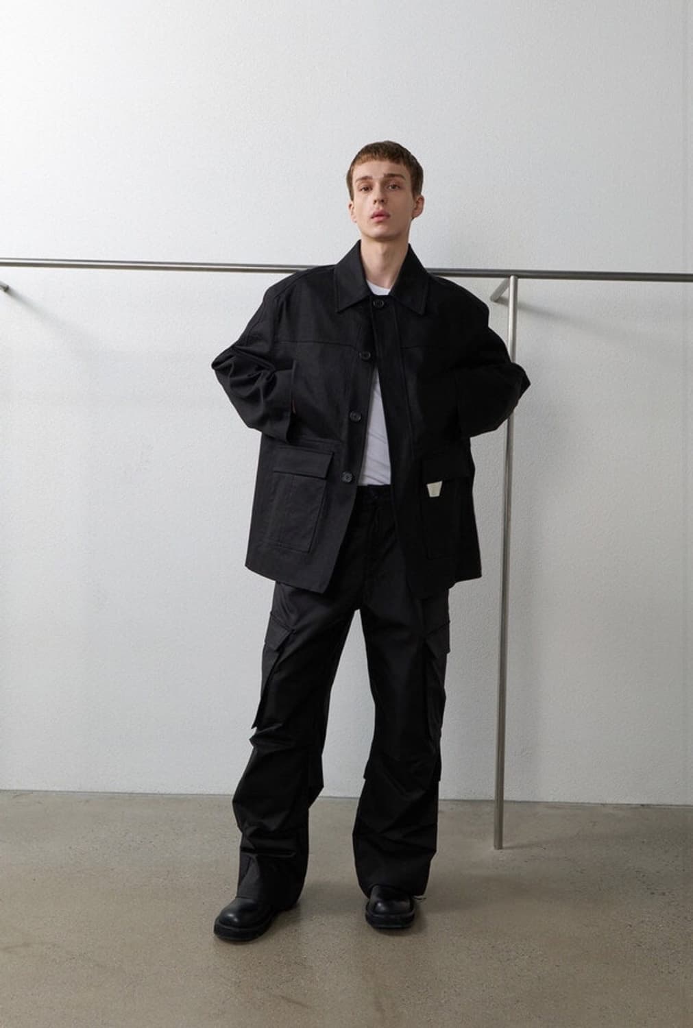 Yiyae 오버핏 하프코트 M 상품이미지1