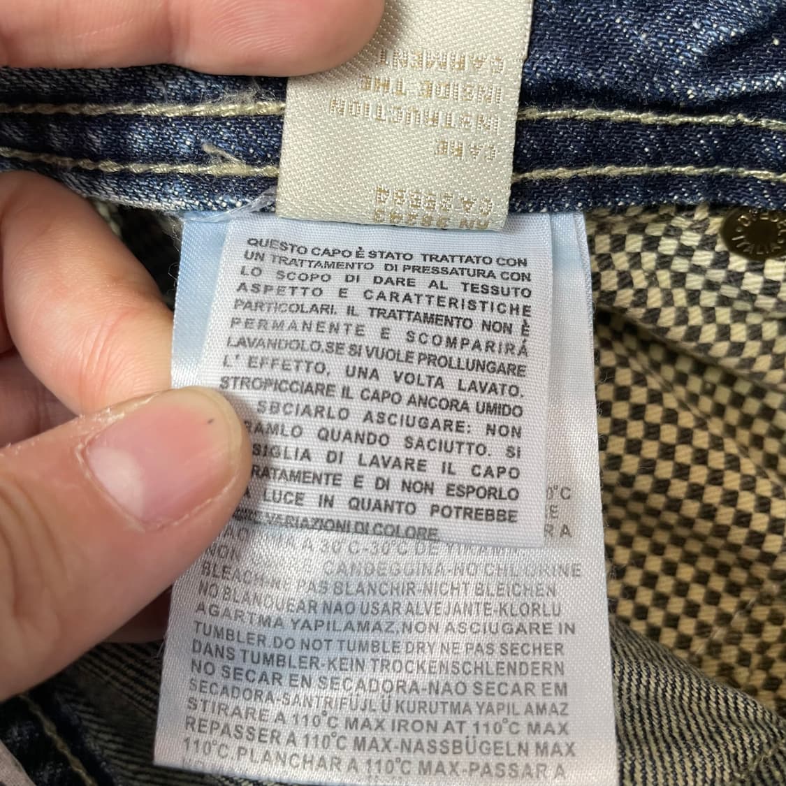 (30) 디젤 대런 레귤러 슬림 테이퍼드 3버튼 데님 팬츠 상품이미지6