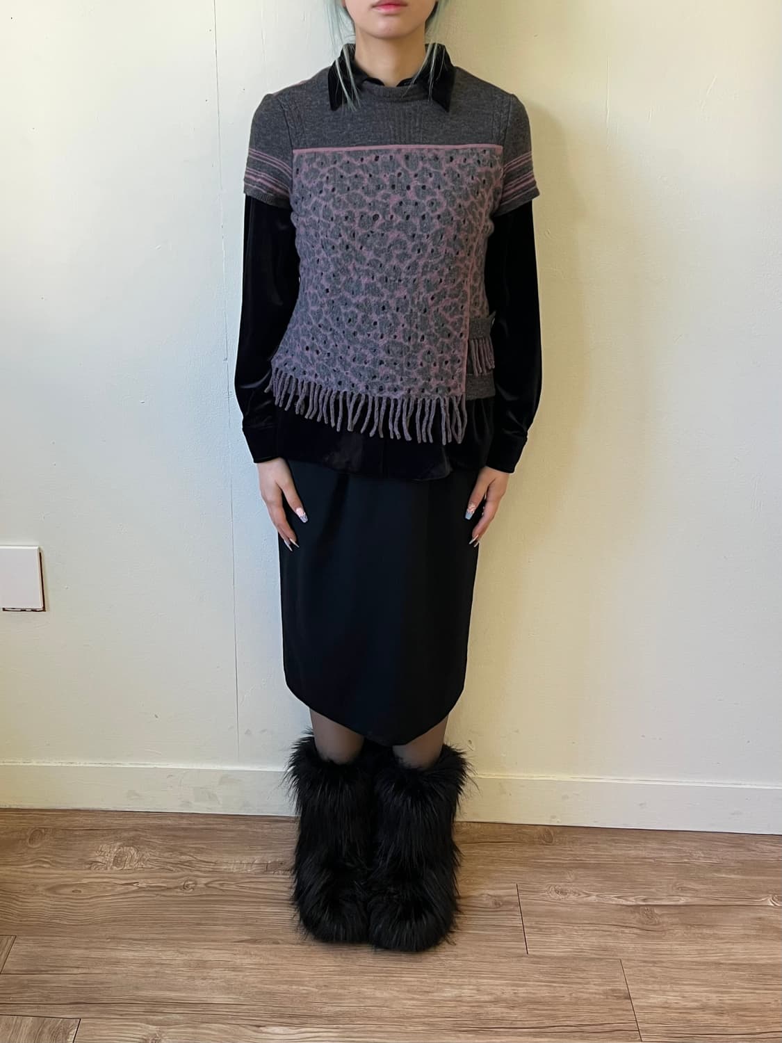 GIVENCHY 포켓 울 스커트 상품이미지7