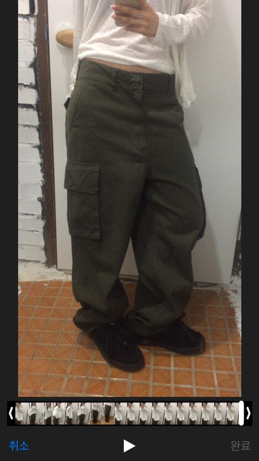카키 카고 팬츠 상품이미지1
