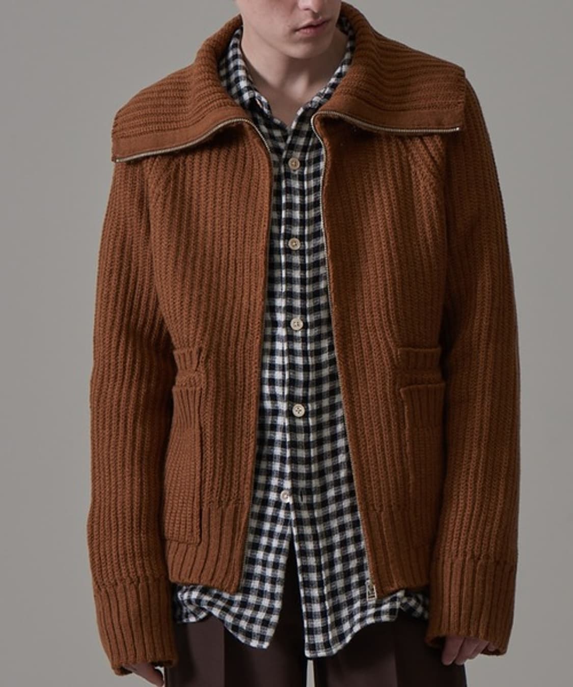 1) bed j.w. ford 니트 블루종 상품이미지7