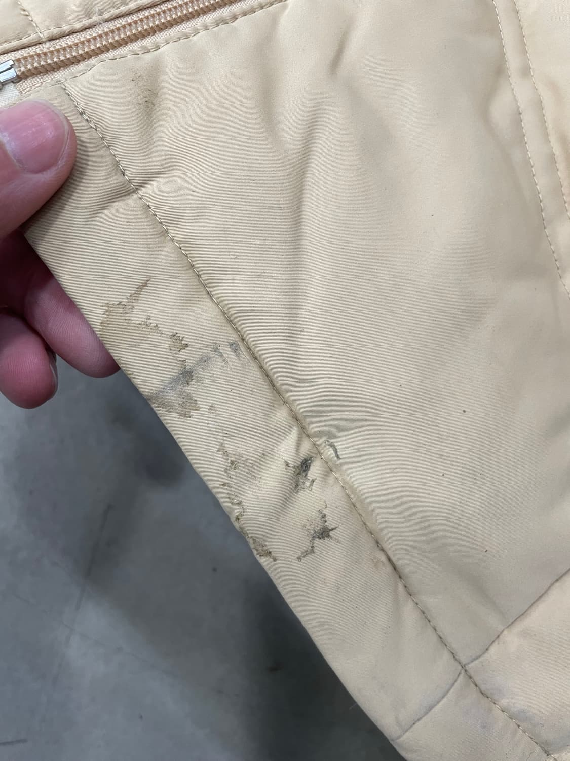 꾸레쥬 퀼팅 자켓 L 상품이미지5