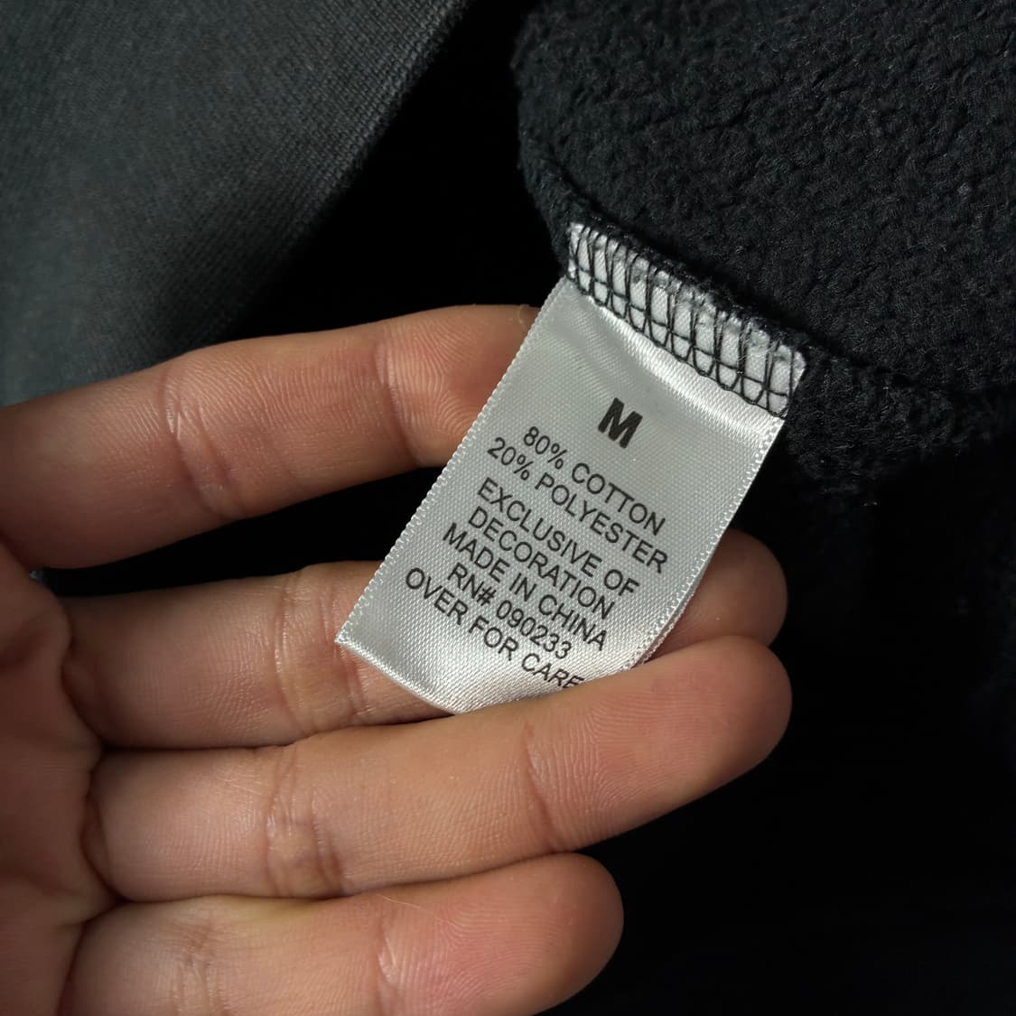 Essentials  에센셜스 피어오브 갓 포토 블랙 코튼 후드티 상품이미지7