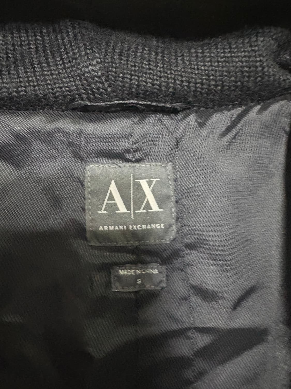 알마니 익스체인지 2way 가죽 후드집업 상품이미지3