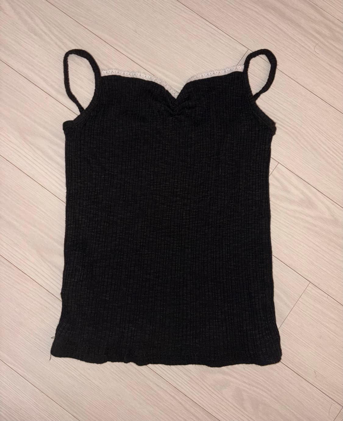 레이스 하트넥 나시 상품이미지1